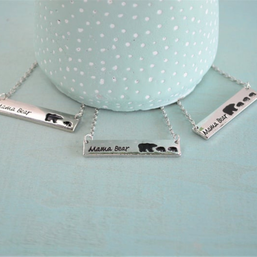 Mama Bear X1 cub Necklace